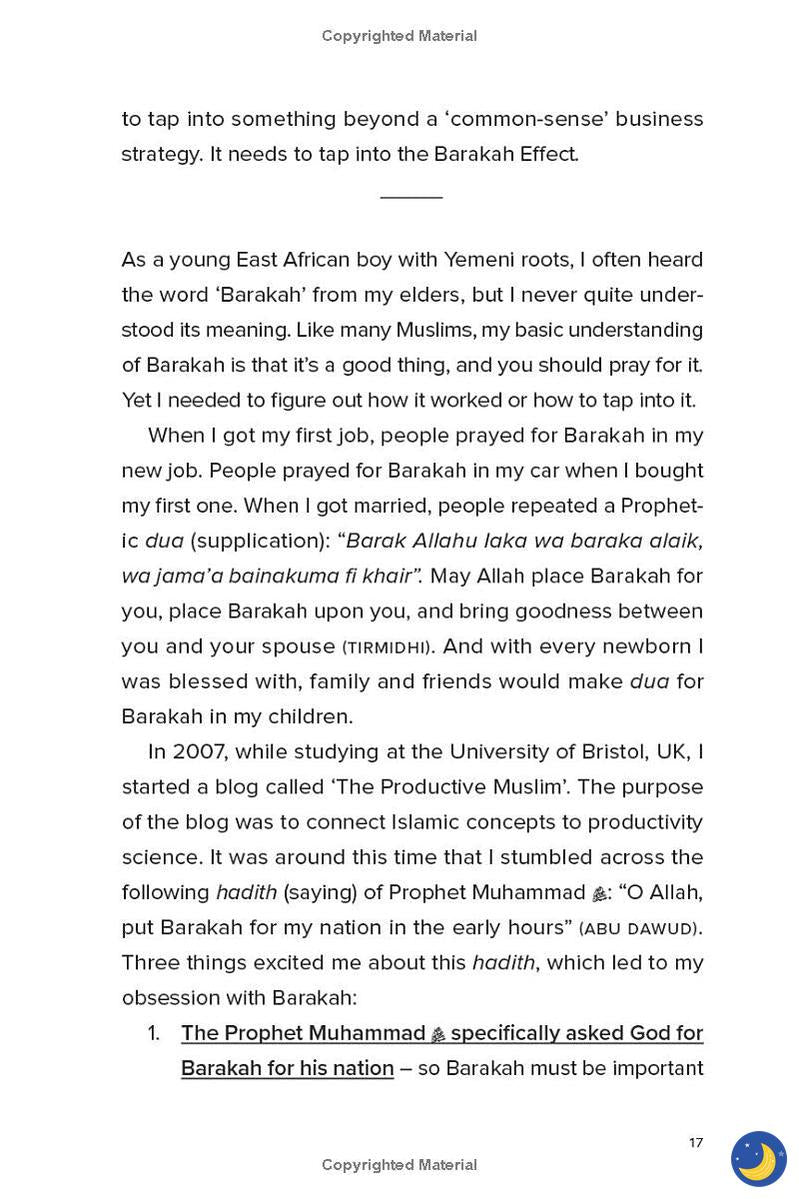 The Barakah Effect: More With Less-Islamic Books-Claritas Books-Crescent Moon Store