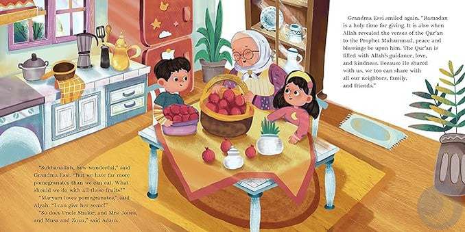 The Blessed Pomegranates: A Ramadan Story About Giving-Islamic Books-Sunbeam-Crescent Moon Store
