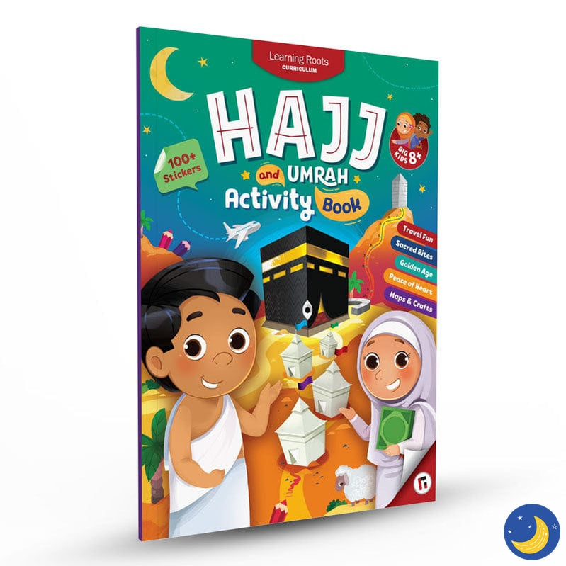 Hajj & Umrah Activity Book-Islamic Books-Learning Roots-Big Kids (2023 Lite Version)-Crescent Moon Store