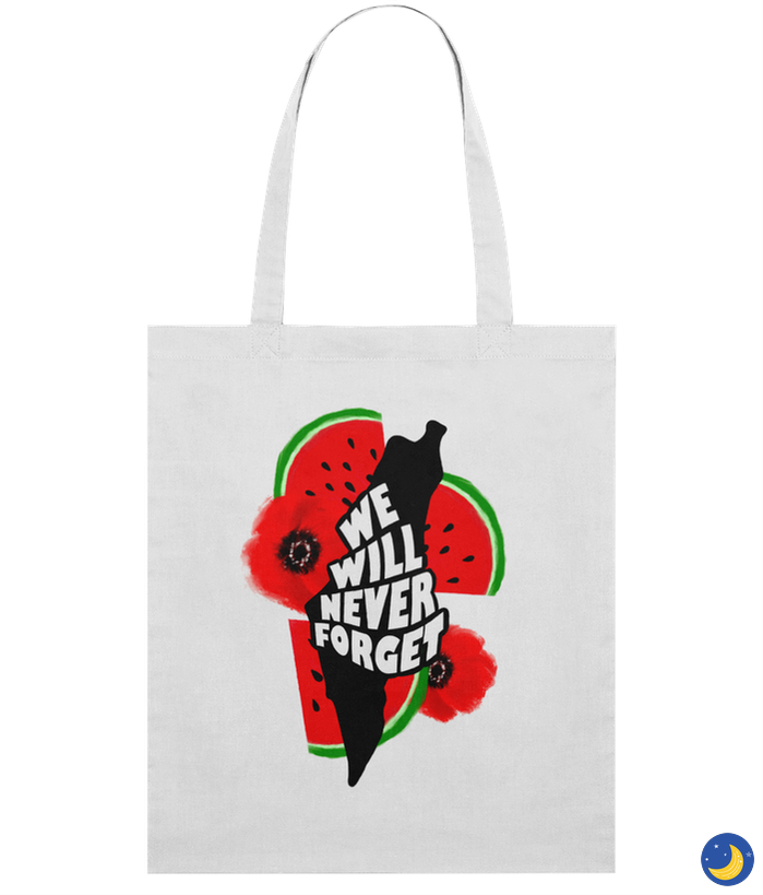 Watermelon Poppies Tote - 100% profits to Charity-Decorations-Eid Party Co-Crescent Moon Store