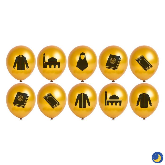 Islamic Symbols Balloons (12 Pack)