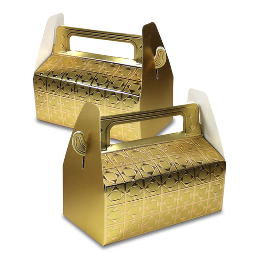 Gold Gift Favor Boxes - Set of 6