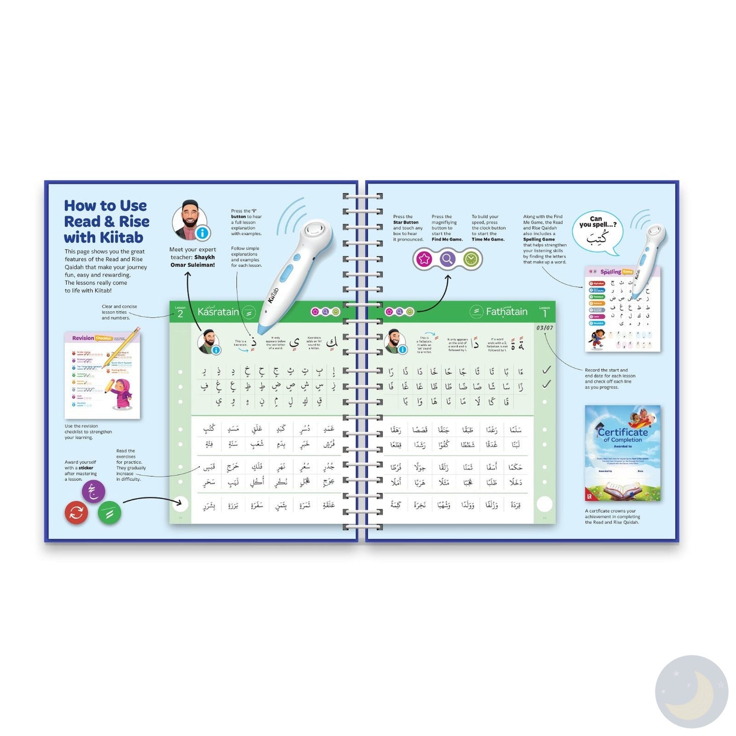 Read Qaidah (Madinah Script)-Islamic Books-Learning Roots-Crescent Moon Store