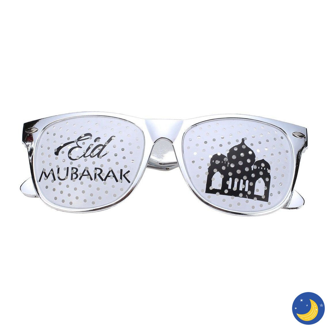 Eid Mubarak Sunglasses-Decorations-Eid Party Co-White-Crescent Moon Store