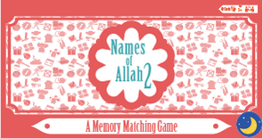 Names of Allah 2: A Memory Matching Game-Islamic Books-Zair Zabr Play-Crescent Moon Store