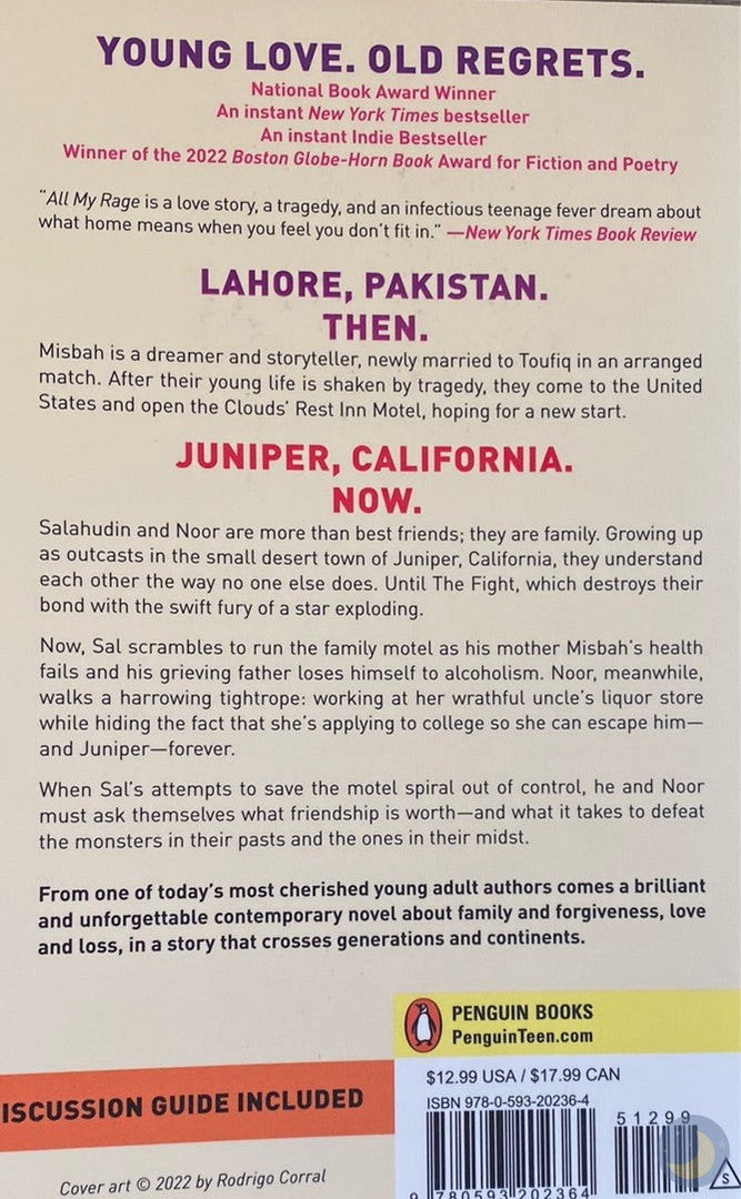 All My Rage-Print Books-Penguin Random House-SIGNED Hardcover-Crescent Moon Store