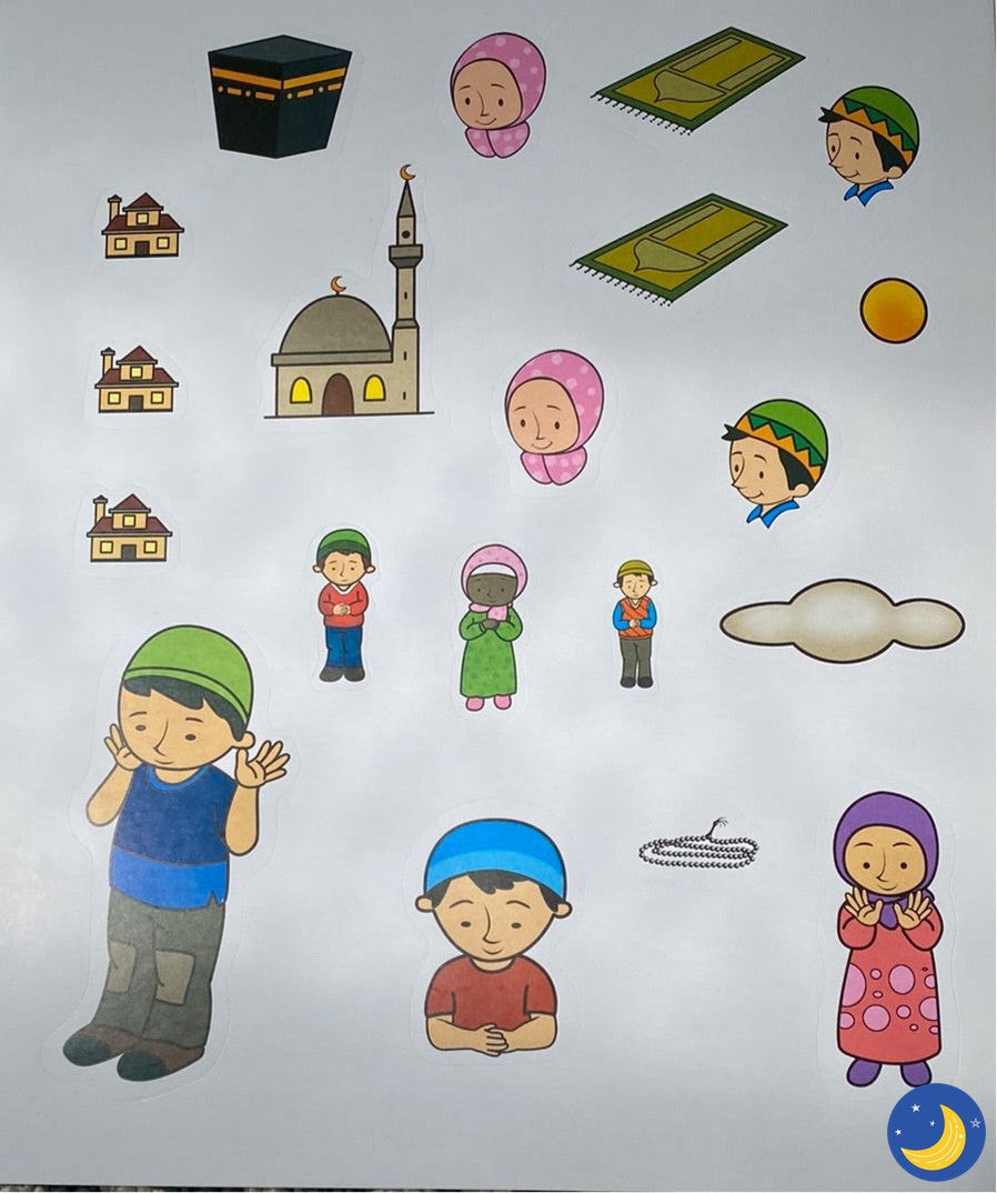 All About Prayer (Salah) Activity Book-Islamic Books-Kube Publishing-Crescent Moon Store