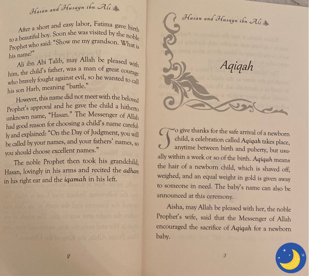 Hasan and Husayn ibn Ali – The Age of Bliss Series-Islamic Books-Tughra Books-Crescent Moon Store