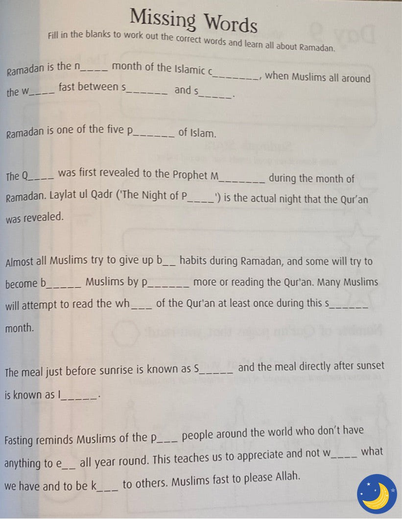 Pray & Play: Ramadan Activity Book-Islamic Books-Mighty Muslim Heroes-Crescent Moon Store