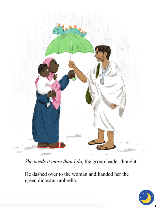 The Green Dinosaur Umbrella - Umbrella Stories | Crescent Moon Store