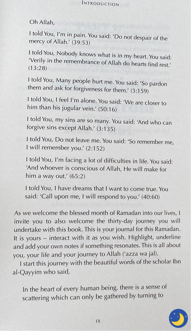 Ramadan Reflections - A Guided Journal-Islamic Books-Kube Publishing-Crescent Moon Store