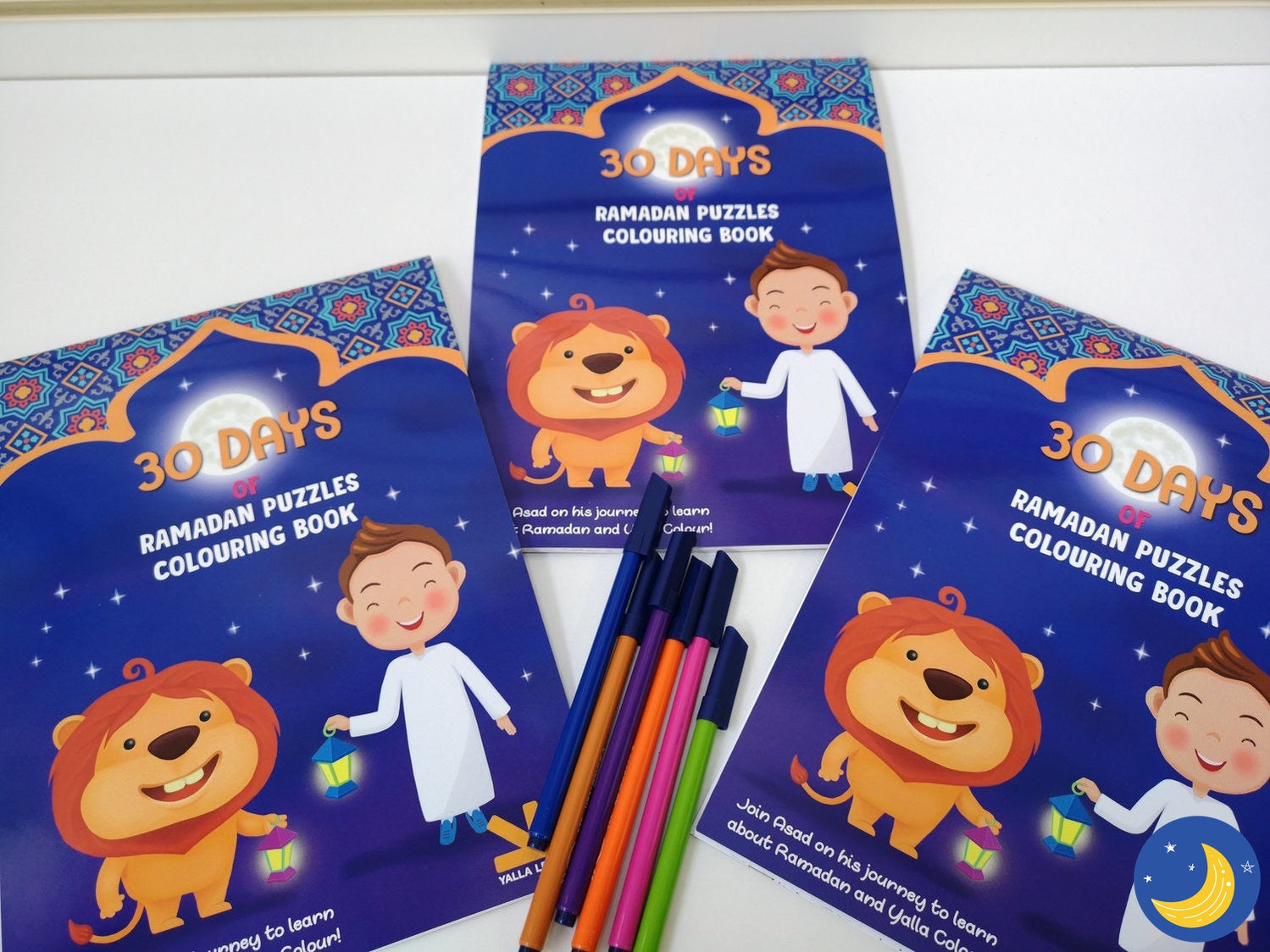 30 Days of Ramadan Coloring Book-Islamic Books-Yalla Kids-Crescent Moon Store