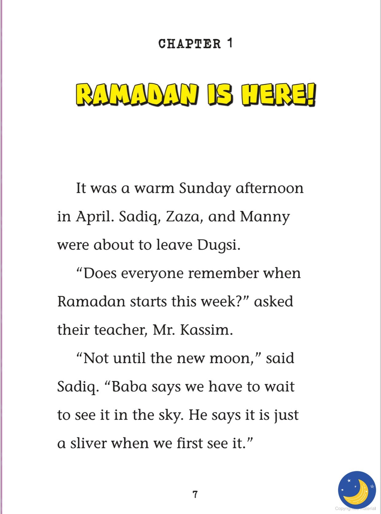 Sadiq And The Ramadan Gift - The Ramadan Gift