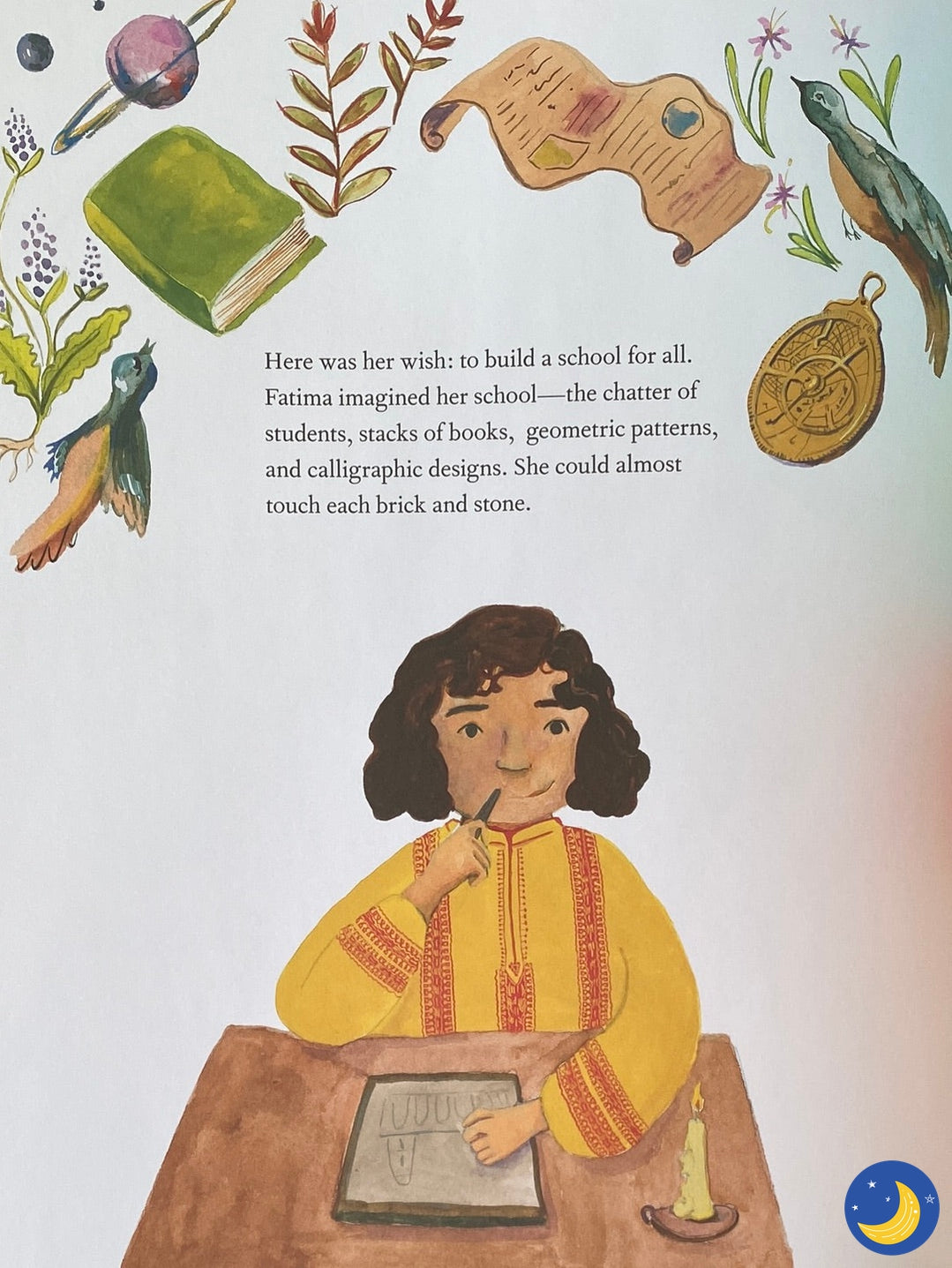 One Wish: Fatima al-Fihri and the World's Oldest University-Islamic Books-Harper Collins-Crescent Moon Store