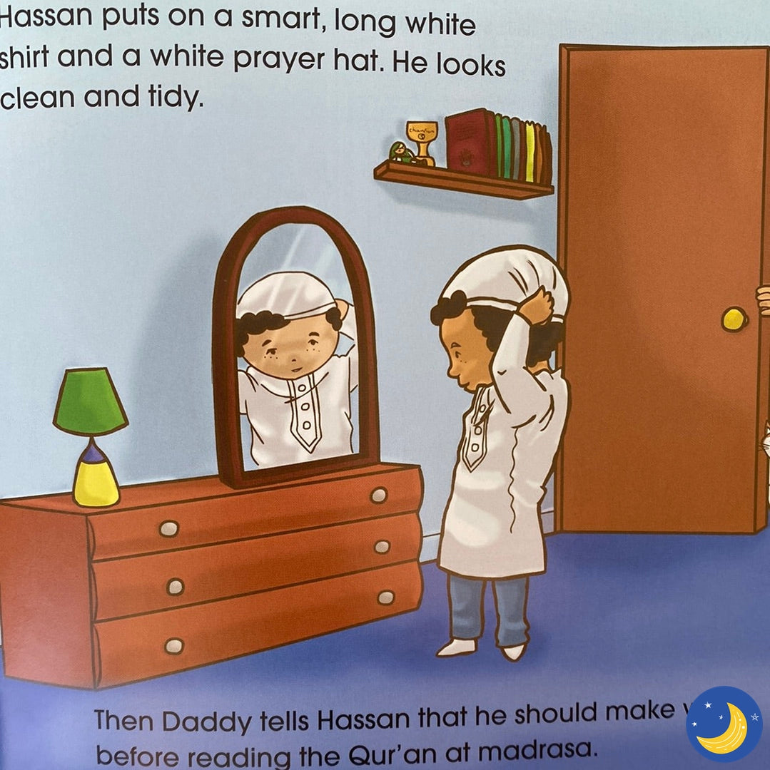 Hassan and Aneesa Go to Madrasa-Islamic Books-Kube Publishing-Crescent Moon Store