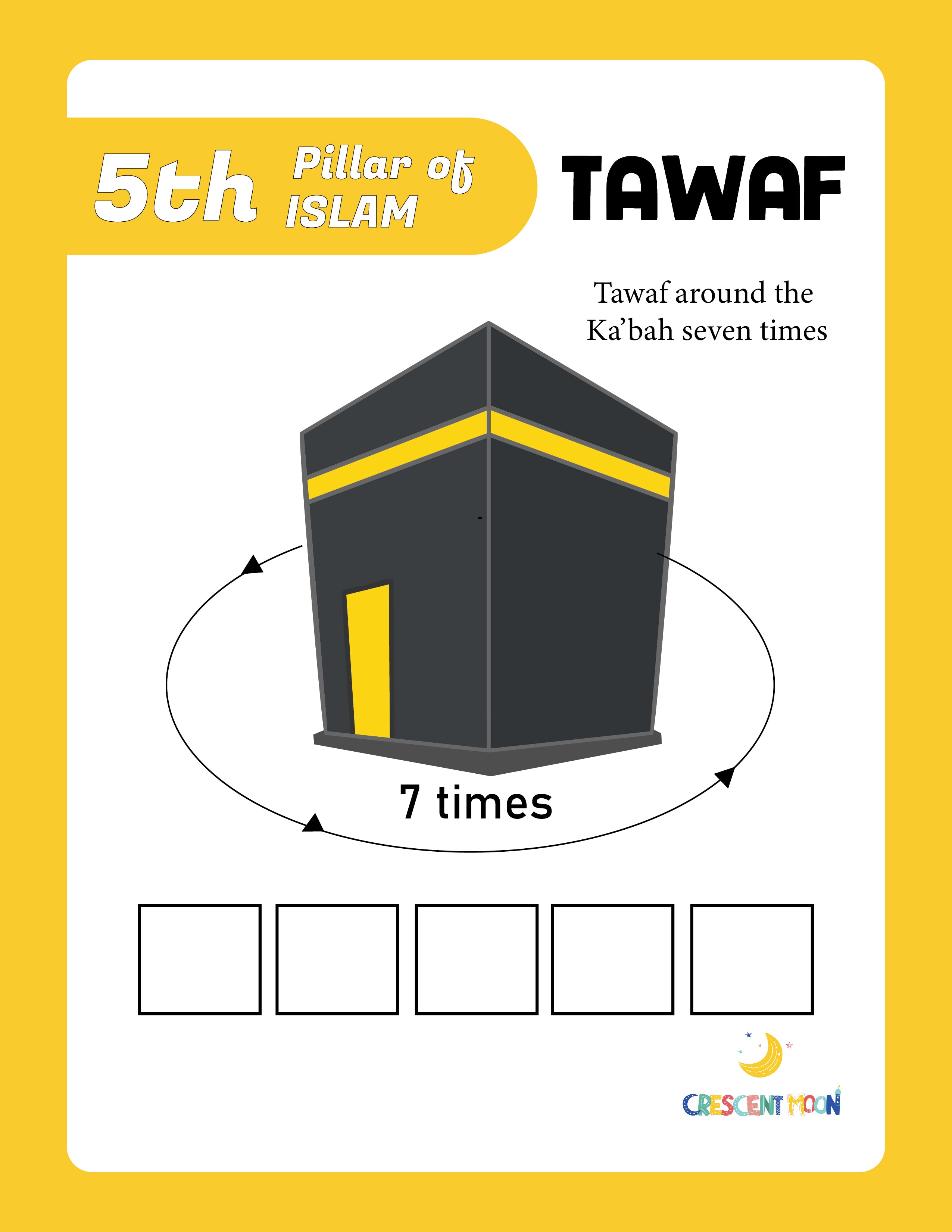 Hajj Printable Worksheets Best Worksheets Crescent Moon Store 4528