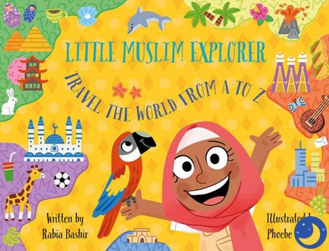 Little Muslim Explorer-Islamic Books-Little Hibba-Girl-Crescent Moon Store