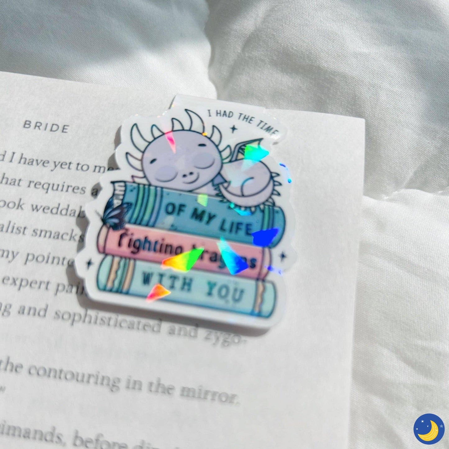 Fighting Dragons Magnetic Bookmark