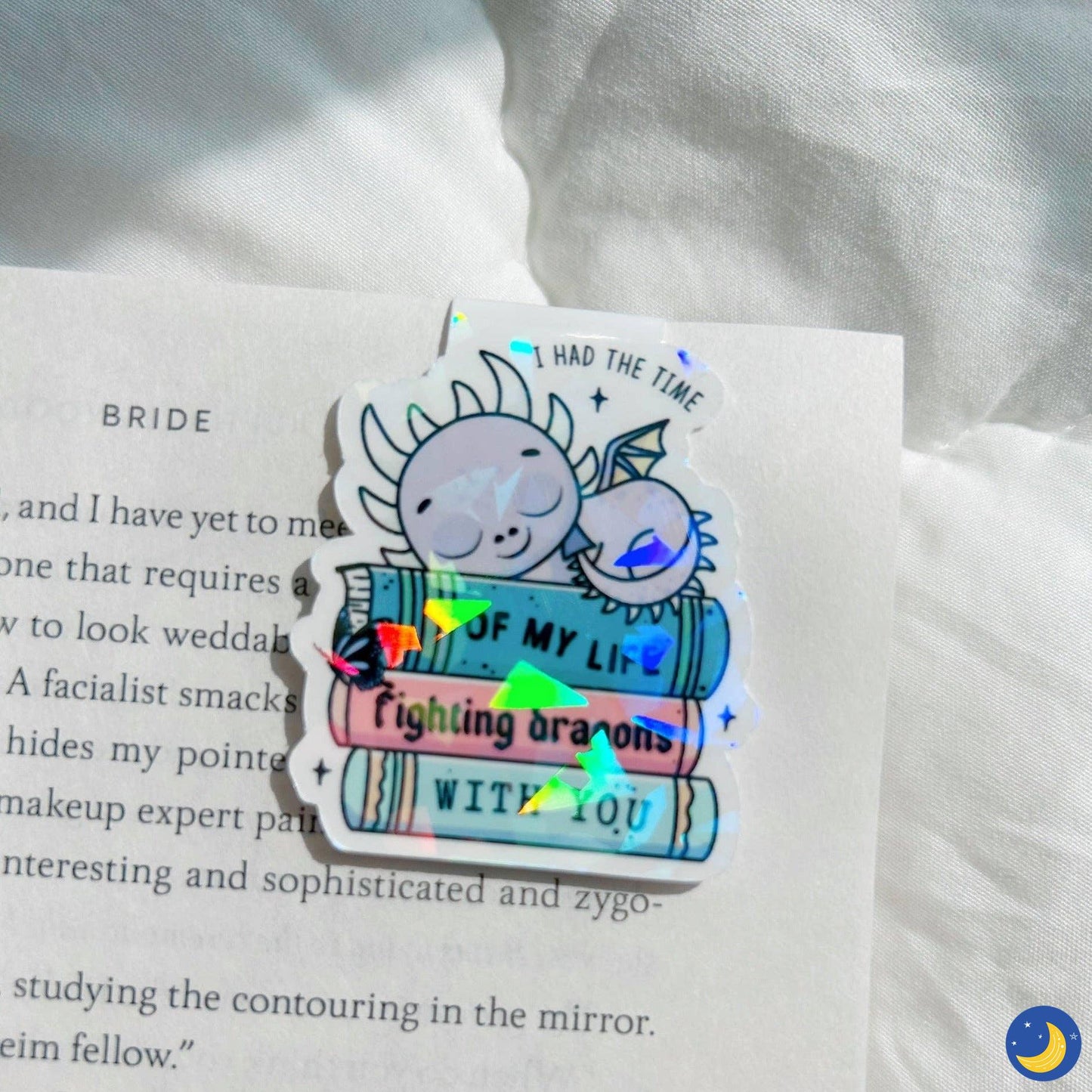 Fighting Dragons Magnetic Bookmark