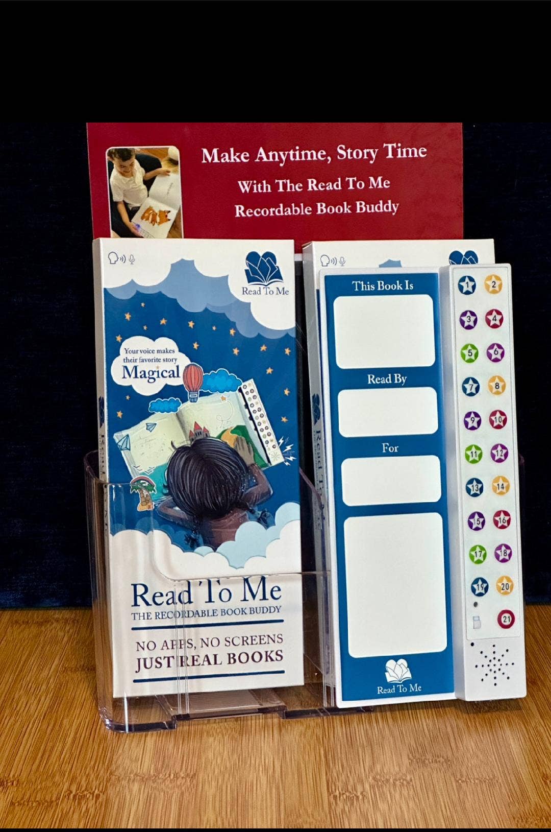 The Read To Me Recordable Book Buddy