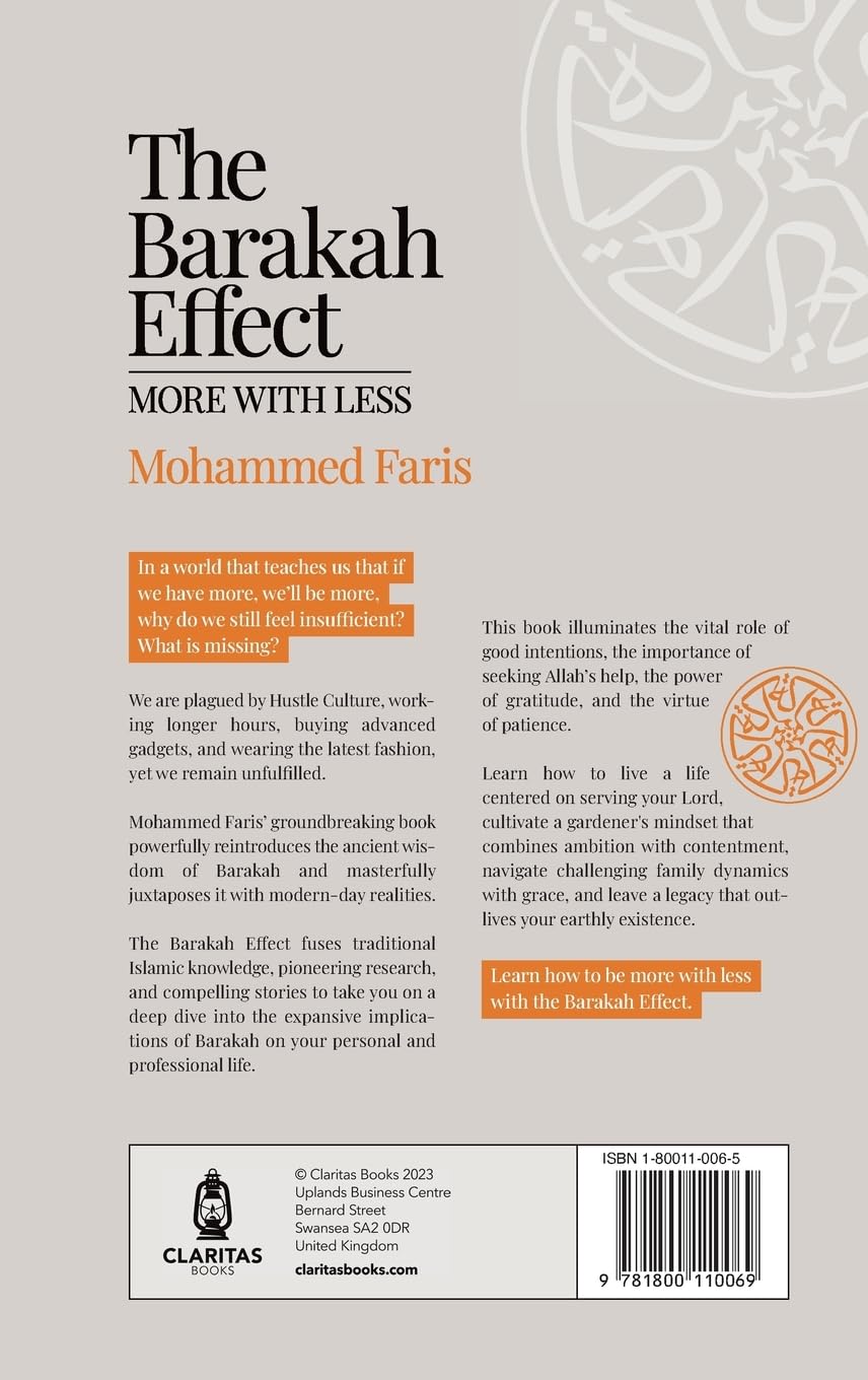 The Barakah Effect: More With Less-Islamic Books-Claritas Books-Crescent Moon Store