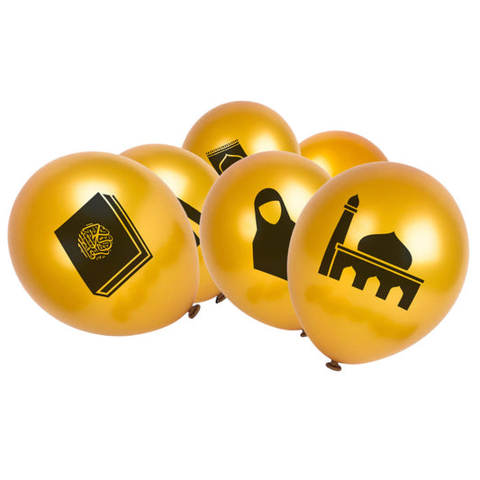 Islamic Symbols Balloons (12 Pack)