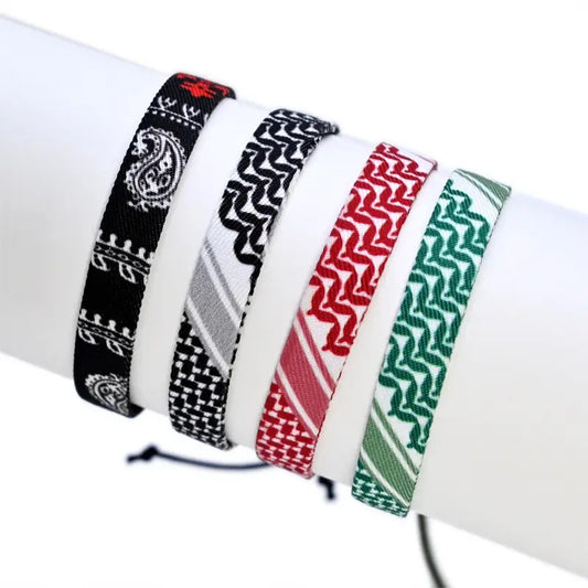 Palestine Kuffiyeh Wristbands