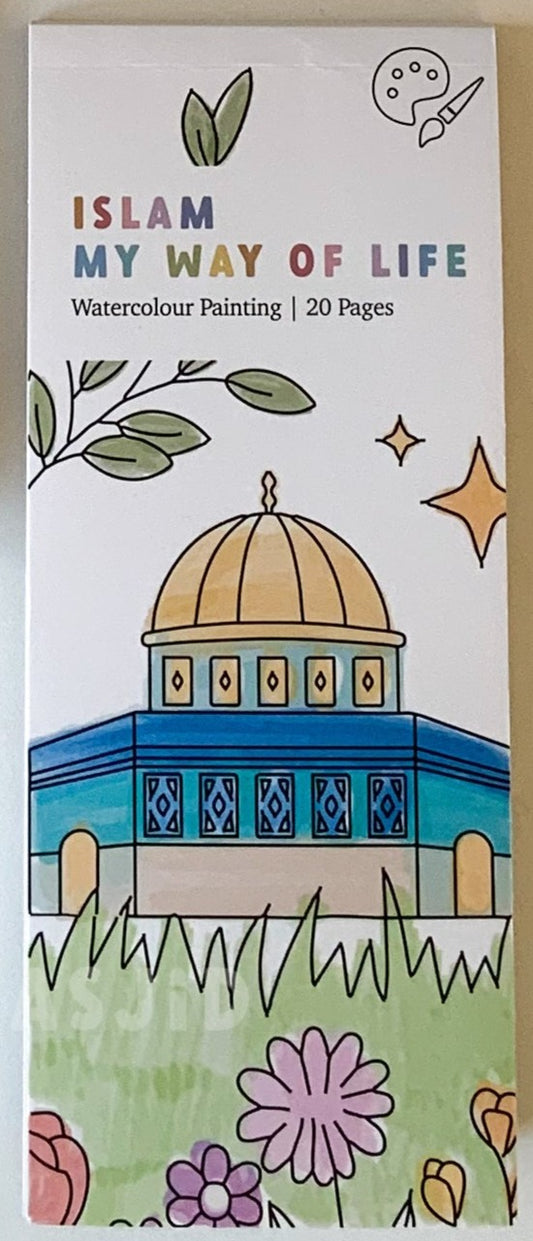 Masjid Watercolour Book