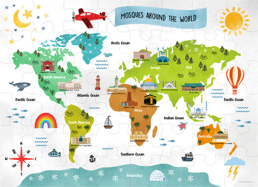 Mosques Around The World Puzzle
