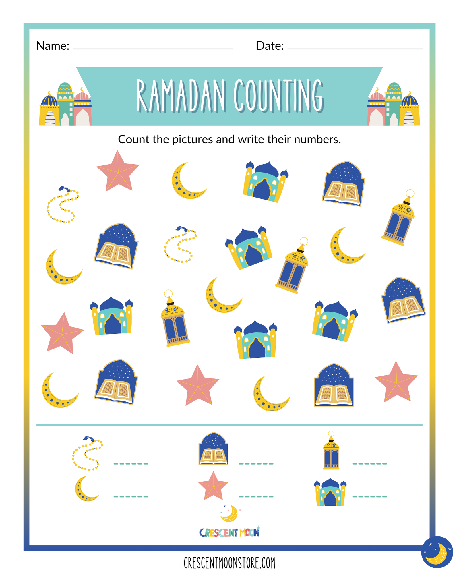 Ramadan Worksheets.pdf Ramadan Free Worksheets | Islamic Printable Worksheets | Best ...
