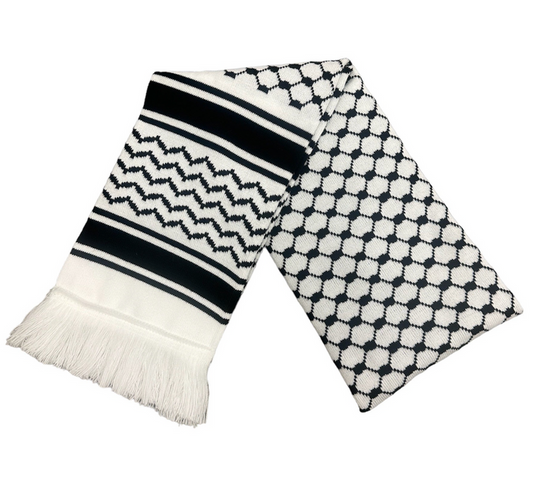 Keffiyeh print winter scarf- 100% profits to Charity