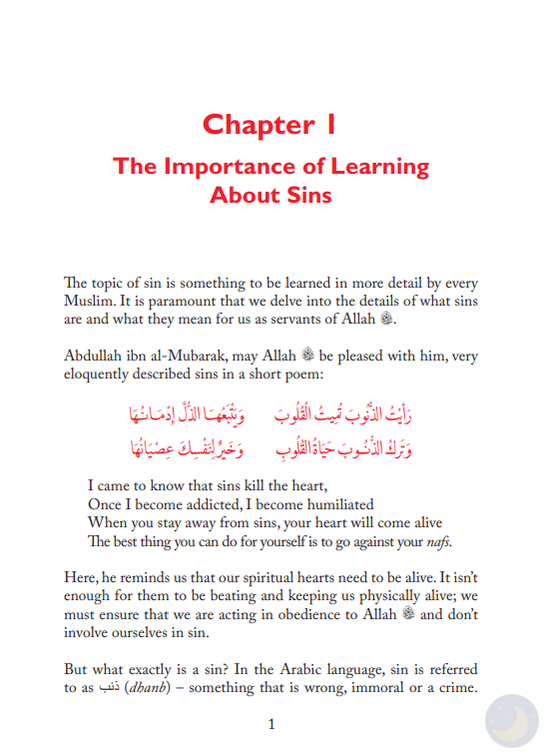 Sins: Poisons of the Heart-Islamic Books-Kube Publishing-Crescent Moon Store