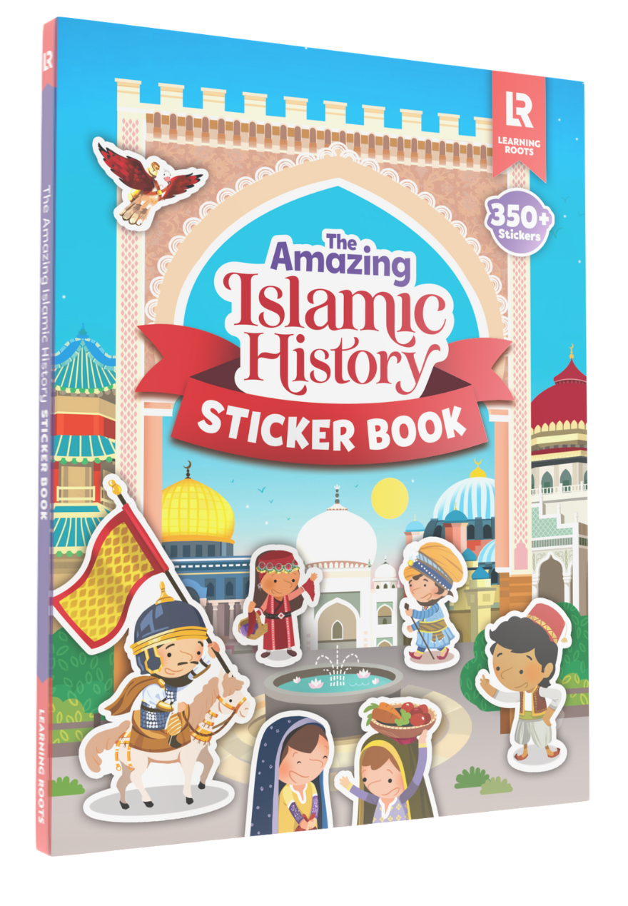 The Amazing Islamic History Sticker Book-Islamic Books-Learning Roots-Crescent Moon Store