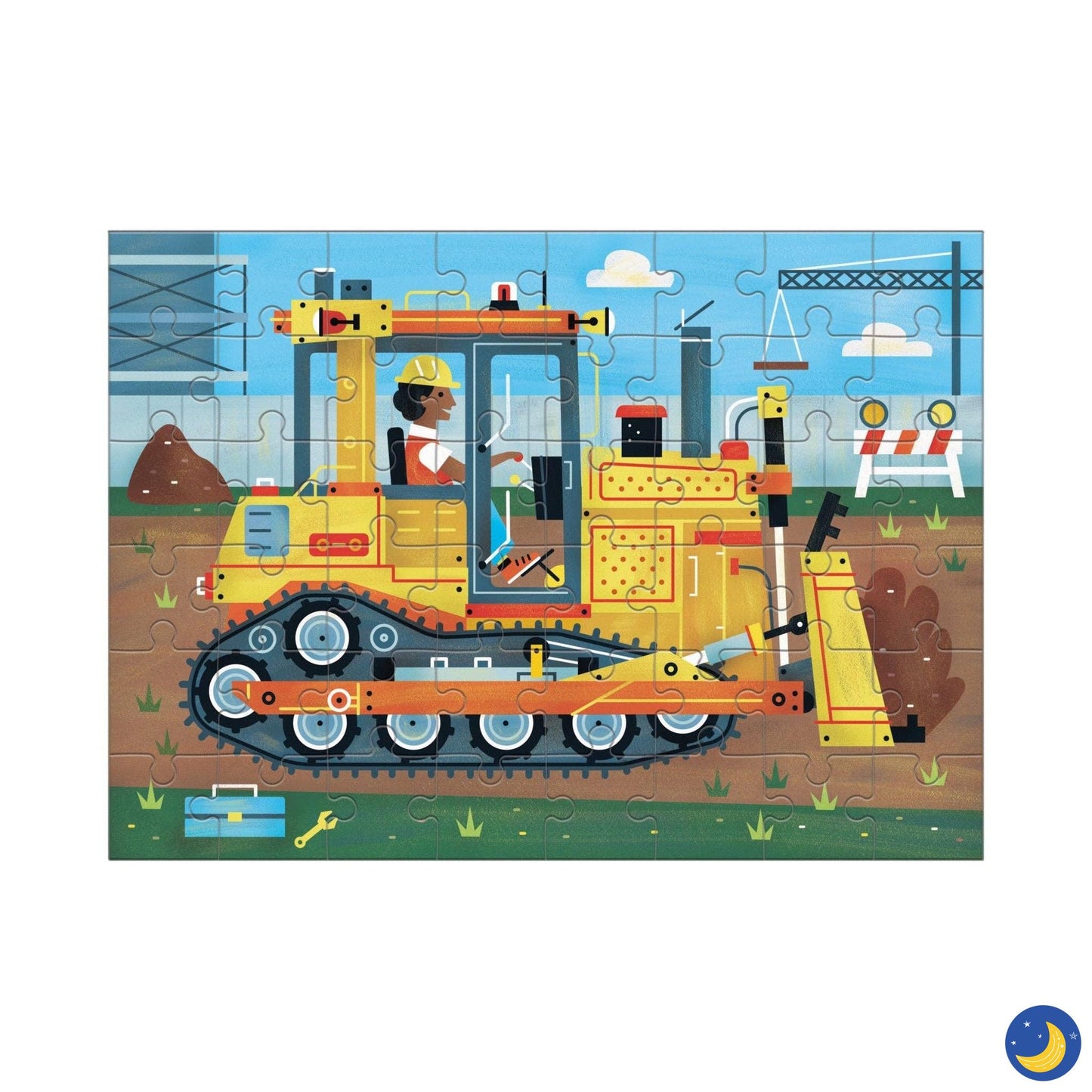 Bulldozer 48 Piece Mini Puzzle