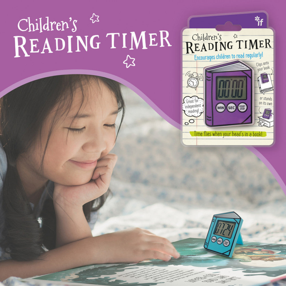 Children's Reading Timer-Stationary-IFPLC-Blue-Crescent Moon Store