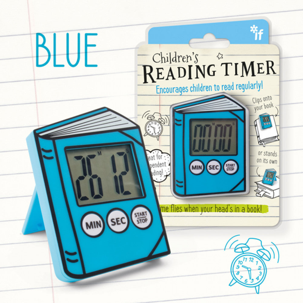 Children's Reading Timer-Stationary-IFPLC-Blue-Crescent Moon Store