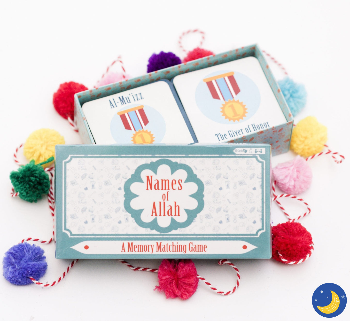 Names of Allah 1 : A Memory Matching Game-Islamic Books-Zair Zabr Play-Crescent Moon Store