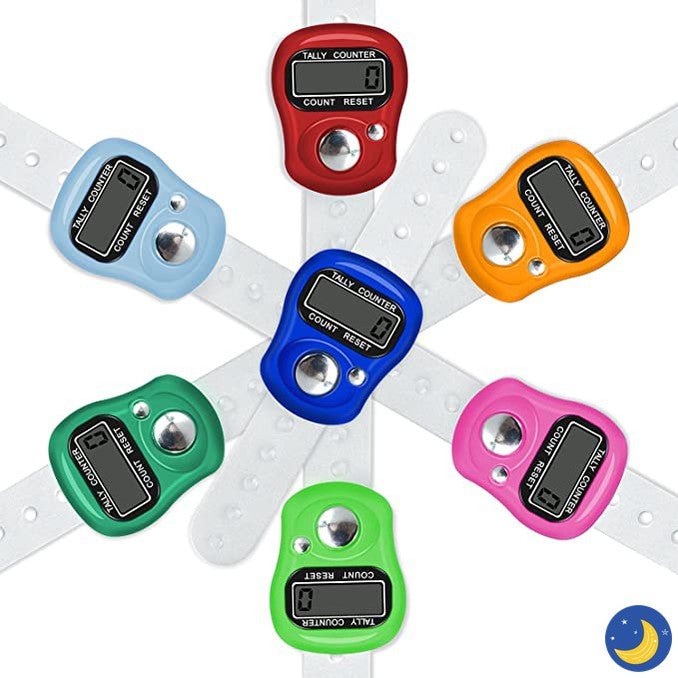 Digital Tasbeh | Dhikr (Counter) Finger Counter-Books-Crescent Moon Bookstore-Mix Color-Crescent Moon Store
