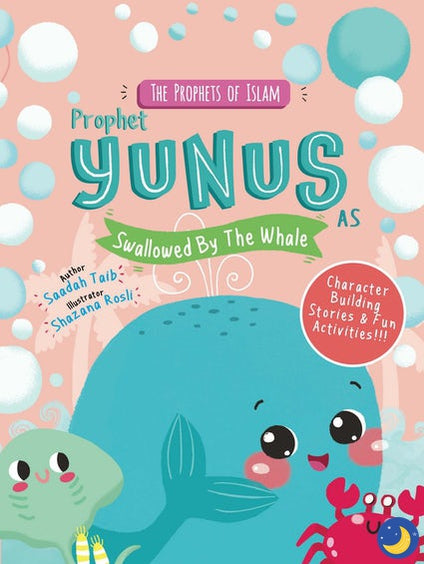 Prophet Yunus Swallowed by the Whale Activity Book-Islamic Books-Kube Publishing-Crescent Moon Store