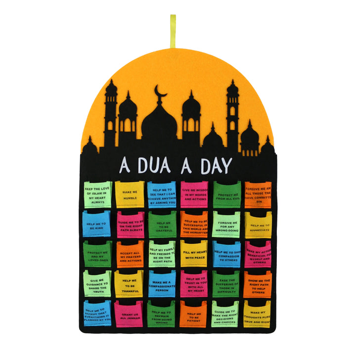 'A Dua A Day' Felt Ramadan Calendar - Multicolour