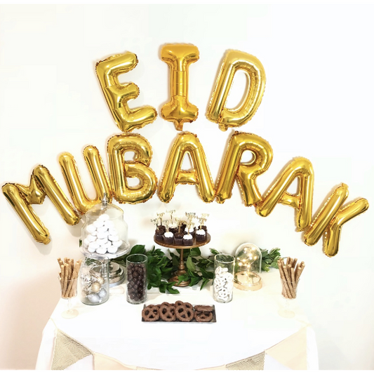 The 'Eid Mubarak' Balloon Banner