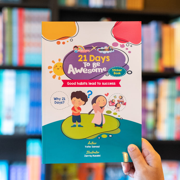 21 Days to Be Awesome | Sticker Book-Islamic Books-BebeCucu-Crescent Moon Store