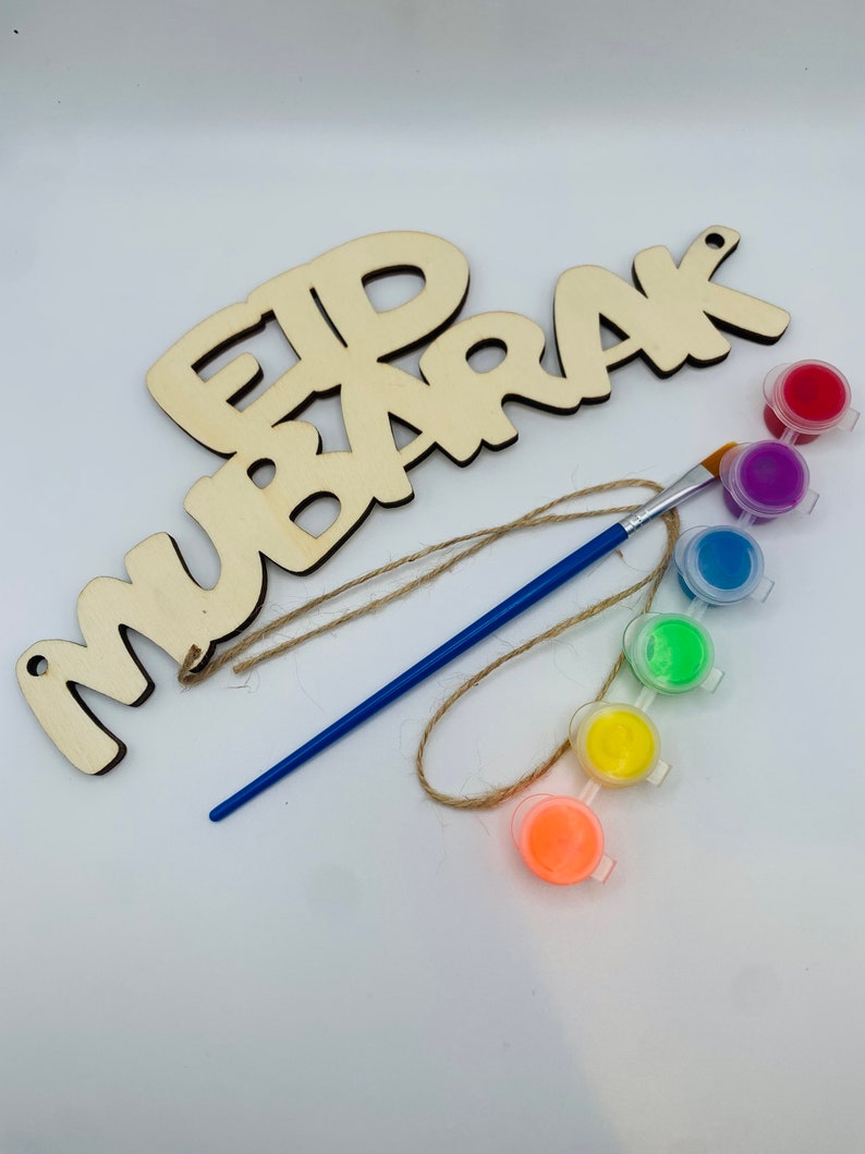 Eid Mubarak Wooden Craft Kit