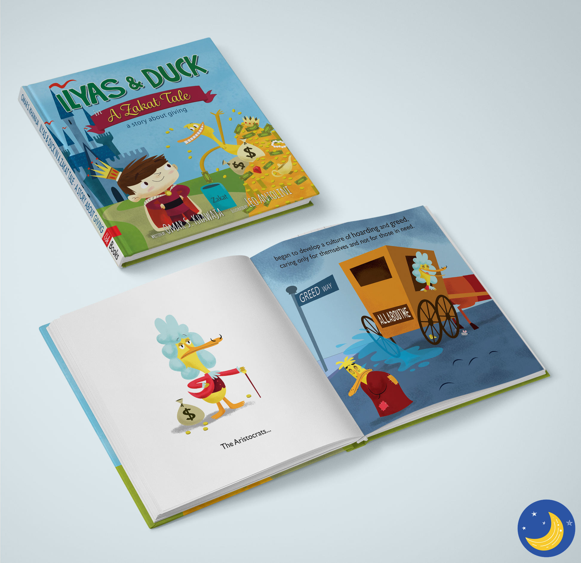Ilyas And Duck A Zakat Tale | Kids Storybooks | Crescent Moon Store