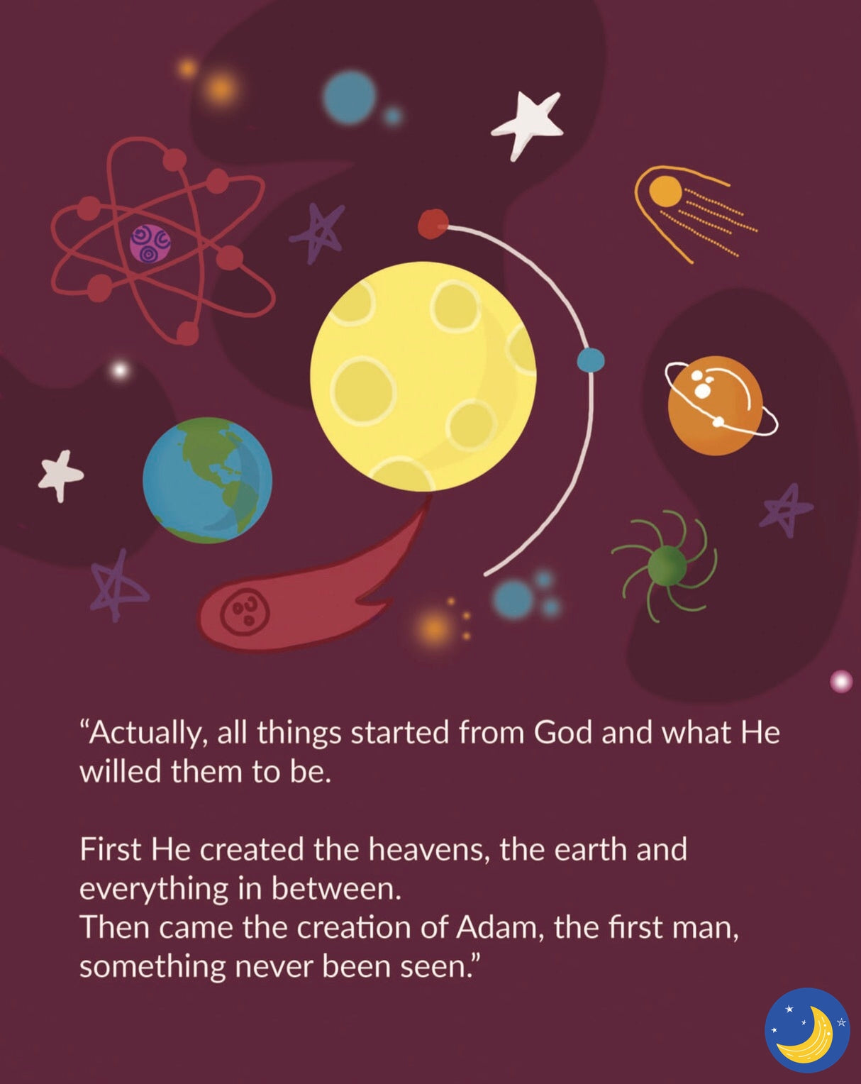 Adam and God's Creation - Khadijah Khaki Books | Crescent Moon Store