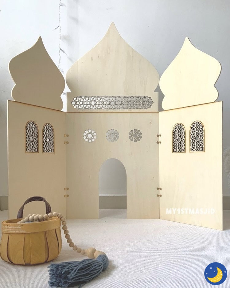 DIY Mini Masjid Silhouette Stand