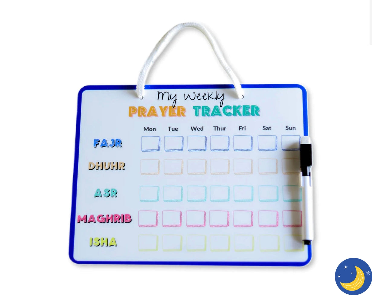 My Weekly Prayer Tracker (Dry Erase)