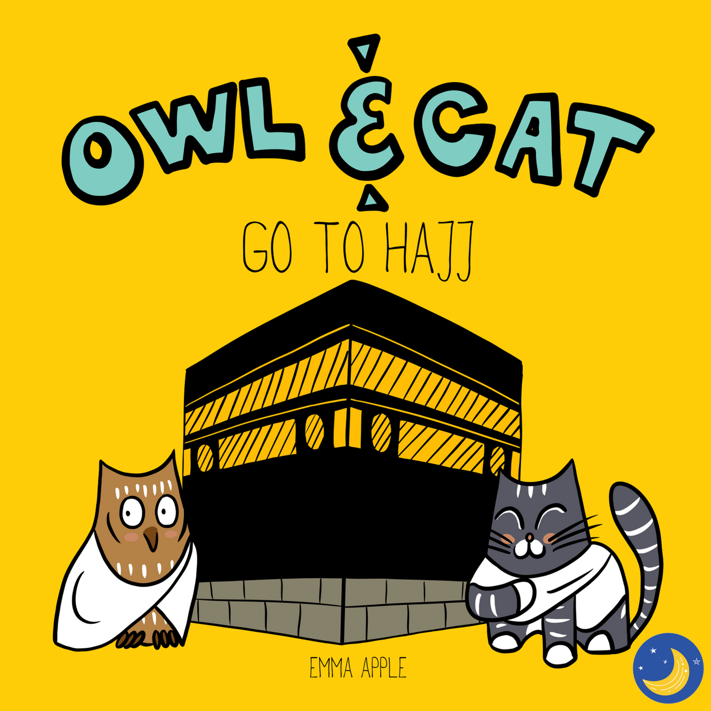 Owl & Cat: Go To Hajj-Islamic Books-Little Moon Books-Picture Book-Crescent Moon Store