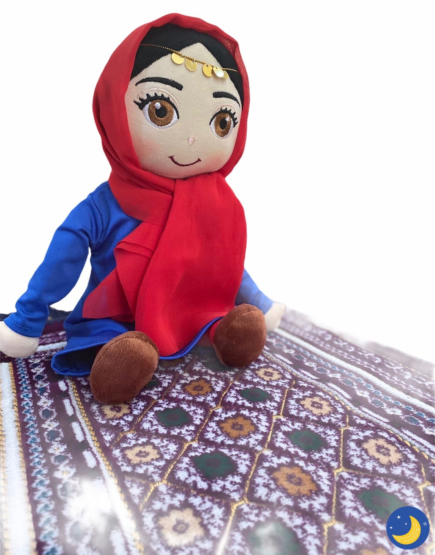 Khadijah and A Cat | Plush Toys For Kids | Crescent Moon Store