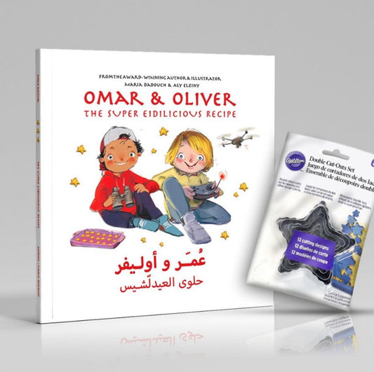 Omar & Oliver: The Super Eidilicious Recipe-Arabic Books-Rummana Publishing-Crescent Moon Store